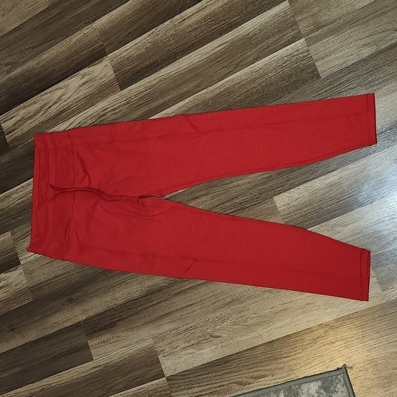 LYRA Red Leggings with Pockets Size 4 - Picture 1 of 4